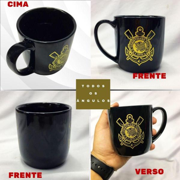 Kit 2Un Canecas Porcelana Branca Preto 300Ml Café Loucos Por - Brasfoot Imagem de Kit 2Un Canecas Porcelana Branca Preto 300Ml Café Loucos Por