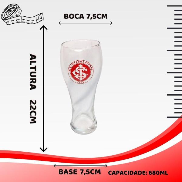 Imagem de Kit 2Un Copo Vidro Joinville Grande 680Ml Copão Chopp