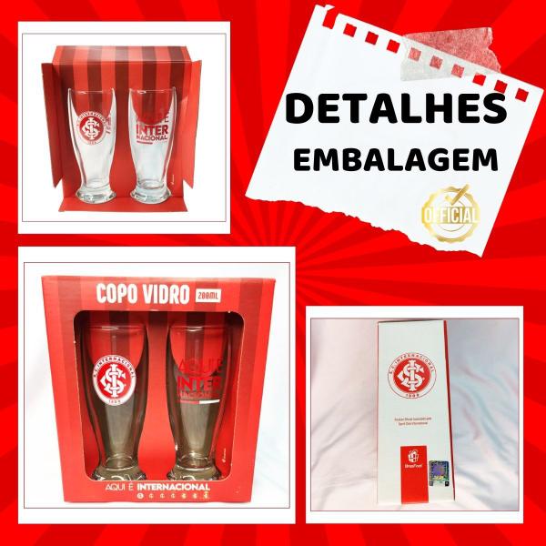 Imagem de Kit 2Un Copos Munich Vidro Tulipa Cerveja Chopp Time Internacional Oficial