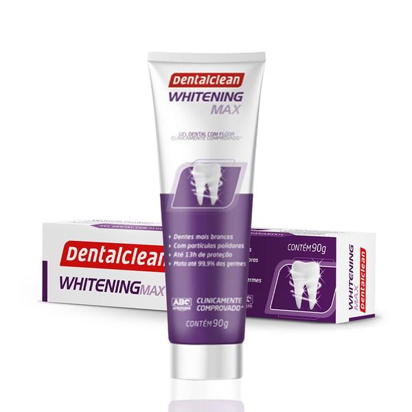 Imagem de Kit 2un Gel Dental Whitening Max  90gr Dentalclean