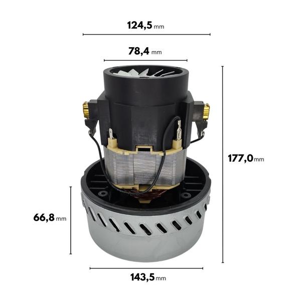 Imagem de Kit 2un Motor Dupla Turbina Compatível com Aspirador Bumafer 2400W 70L (127V)