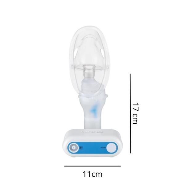 Imagem de Kit 2un Nebulizador Inaladores Compressores de ar NebCompact Usb Bivolt Multilaser