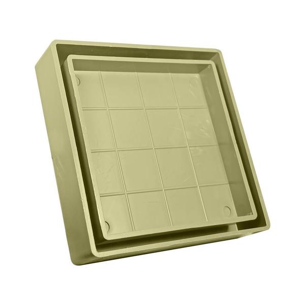 Imagem de Kit 2Un Ralo Oculto 10X10Cm Invisível Piso Porcelanato Aeou