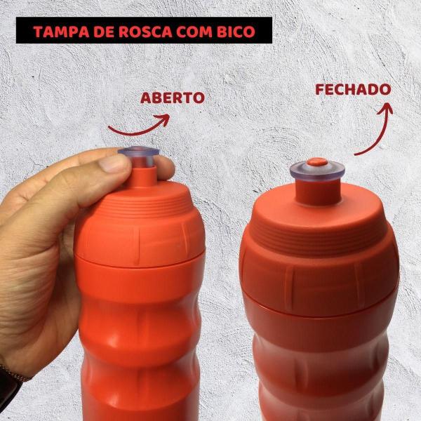 Imagem de Kit 2Un Squeeze Top Térmica 550Ml Garrafa Vermelha Academia