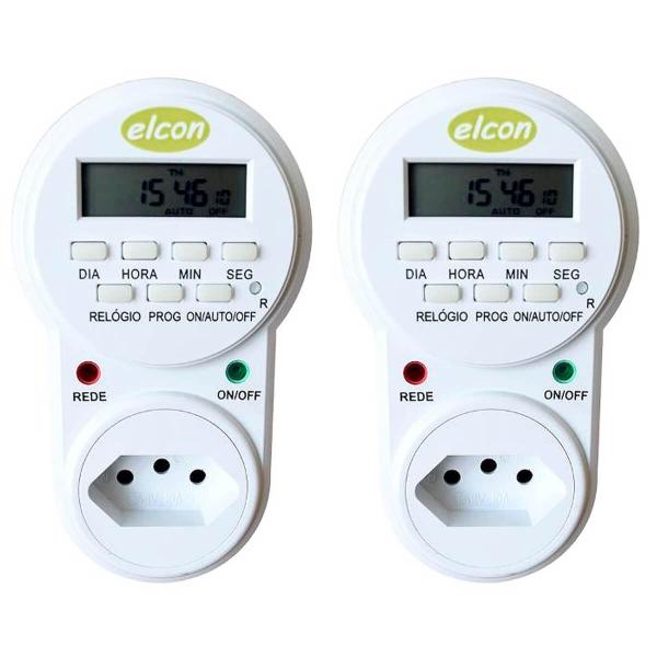 Imagem de Kit 2un Timer Digital Temporizador Bivolt Elcon TE-30