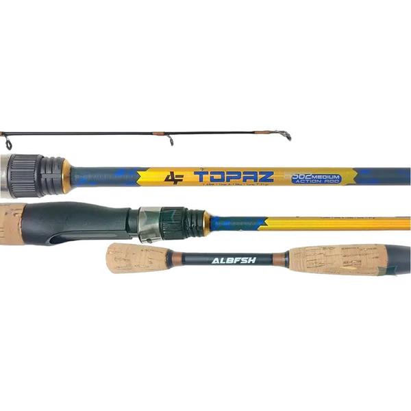 Imagem de Kit 2un Topaz 1,68m e 1,80m 6-12lbs Vara Para Molinete Albatroz