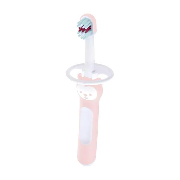 Imagem de Kit 2uni. Escova Dental Baby's Brush Rosa Bebê (6+m) - MAM