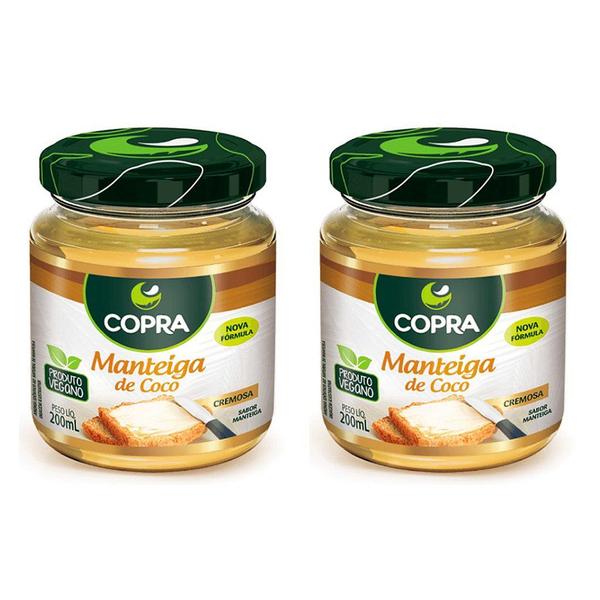 Imagem de Kit 2uni Manteiga de Coco Tradicional 200gr - Copra