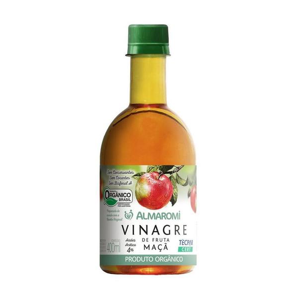 Kit 2uni Vinagre de Maçã Orgânico 400ml PET - Almaromi Imagem de Kit 2uni Vinagre de Maçã Orgânico 400ml PET - Almaromi
