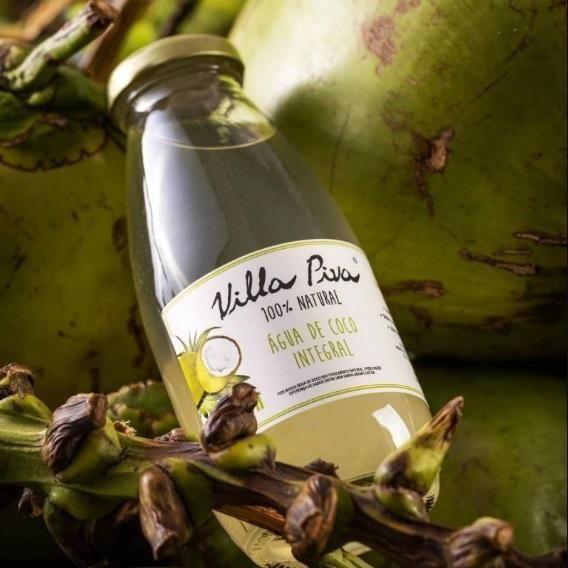 Kit 2X: Água De Coco Natural Villa Piva 300Ml Imagem de Kit 2X: Água De Coco Natural Villa Piva 300Ml