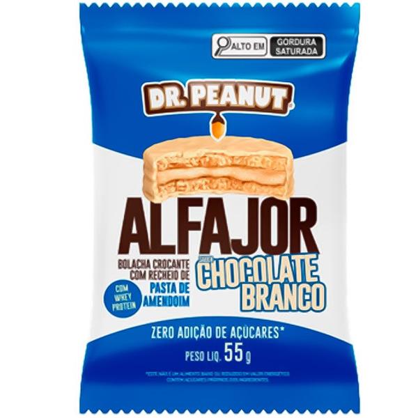 Imagem de Kit 2x Alfajor Com Whey Protein - 55g cada - Todos Sabores - Dr Peanut