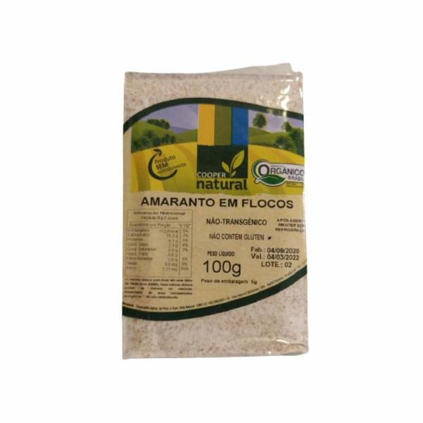 Imagem de Kit 2X: Amaranto Em Flocos Orgânico Coopernatural 100G