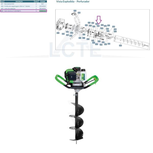 Imagem de Kit 2x Anel Elástico E-18 P/Betoneira Prime 250L - Menegotti