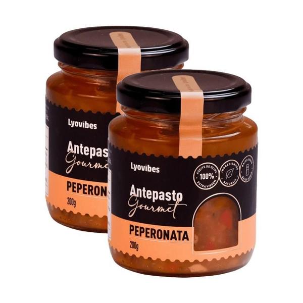 Imagem de Kit 2X: Antepasto Peperonata Gourmet Lyovibes 200G