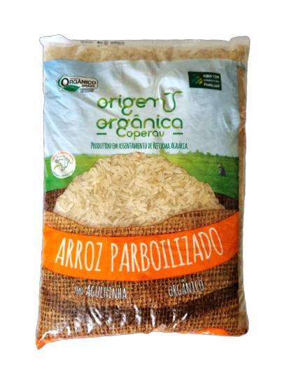 Kit 2X: Arroz Agulha Longo Parboilizado Origem Orgânica 1kg Imagem de Kit 2X: Arroz Agulha Longo Parboilizado Origem Orgânica 1kg