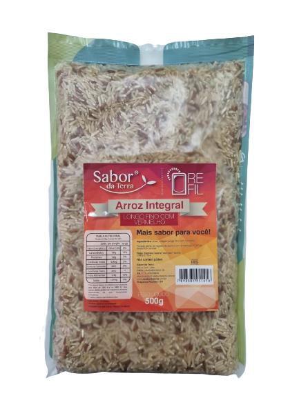 Imagem de Kit 2X: Arroz Agulhinha Longo Integral com Vermelho Sabor da Terra 500g