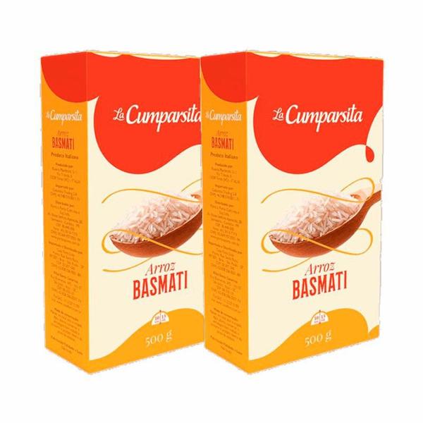 Imagem de Kit 2X: Arroz Basmati Polido Espanhol La Cumparsita 500g