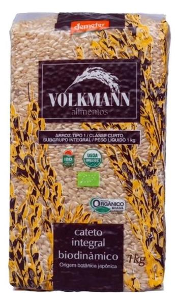 Kit 2X: Arroz Cateto Integral Orgânico Biodinâmico Demeter - Volkmann Imagem de Kit 2X: Arroz Cateto Integral Orgânico Biodinâmico Demeter