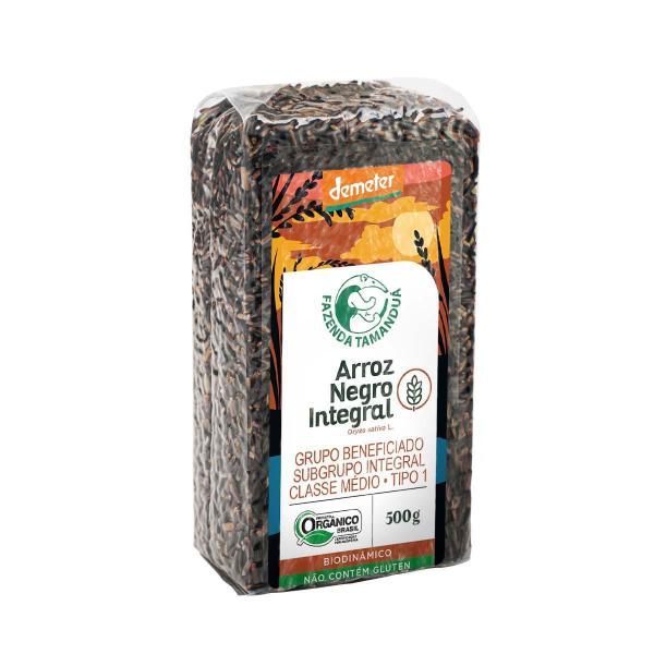 Kit 2X: Arroz Negro Integral Orgânico Fenda Tamanduá 500G - Fazenda Tamanduá Imagem de Kit 2X: Arroz Negro Integral Orgânico Fenda Tamanduá 500G