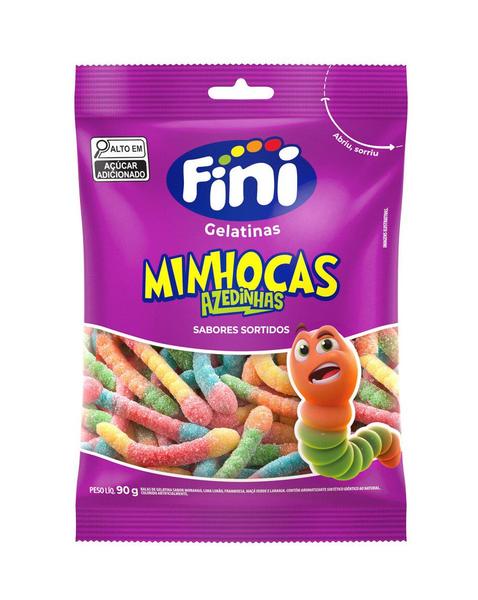 Kit 2x Bala Fini Minhocas Cítricas 90g - Cimed - Sistema Imagem de Kit 2x Bala Fini Minhocas Cítricas 90g - Cimed