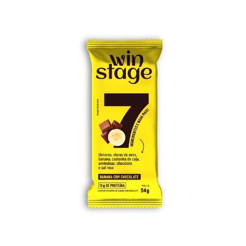 Imagem de Kit 2x: Barra de Proteína Banana com Chocolate WinStage 54g