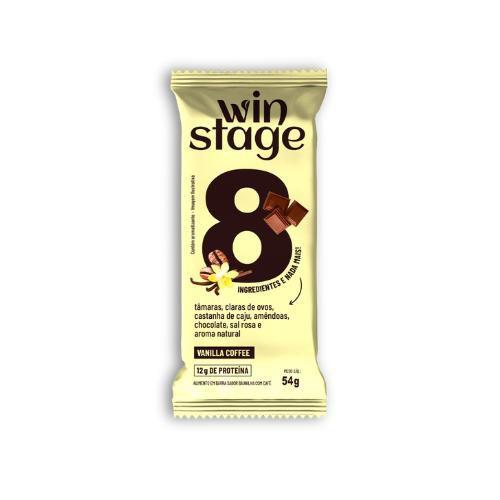 Imagem de Kit 2X: Barra Proteína Vanilla Coffee S/ Açúcar WinStage 54g