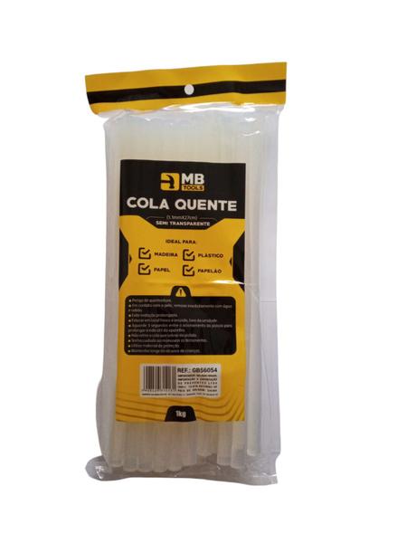 Imagem de Kit 2x Bastão Refil Cola Quente Grossa 11mm 1Kg