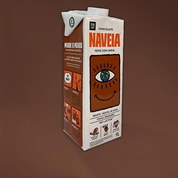 Kit 2X: Bebida Vegetal De Aveia Chocolate Naveia 1L Imagem de Kit 2X: Bebida Vegetal De Aveia Chocolate Naveia 1L