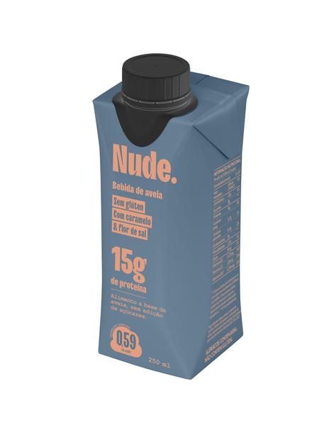 Imagem de Kit 2X: Bebida Vegetal Proteica Aveia Caramelo/Sal Nude 250ml