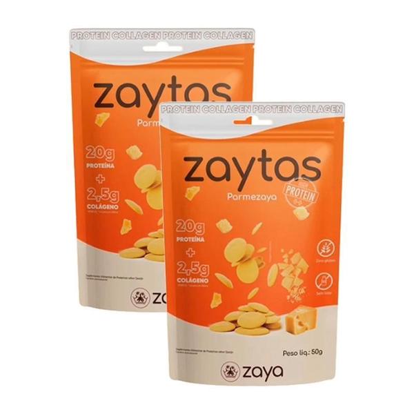 Imagem de Kit 2X: Biscoito Parmezaya Protein Sem Glúten Zaya 50G