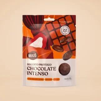 Kit 2X: Biscoito Proteico Chocolate Intenso Brazô 40g Imagem de Kit 2X: Biscoito Proteico Chocolate Intenso Brazô 40g