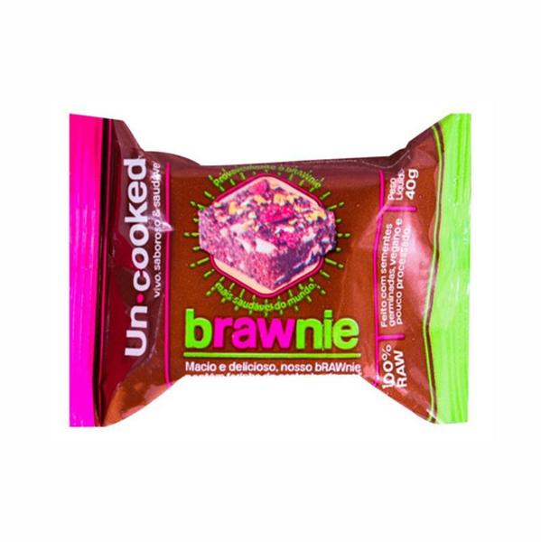 Kit 2X: Brawnie Sem Glúten Vegano Uncooked 40g Imagem de Kit 2X: Brawnie Sem Glúten Vegano Uncooked 40g