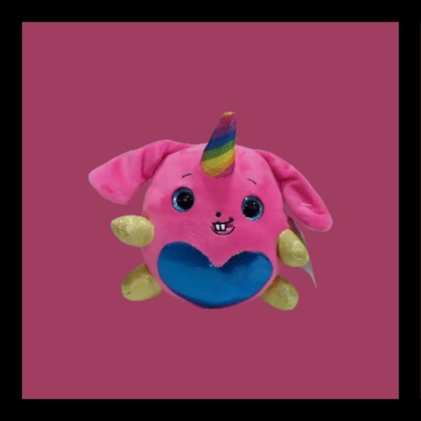 Kit 2x Brinquedo Pelúcia Unicórnio Pink - AP TOYS Imagem de Kit 2x Brinquedo Pelúcia Unicórnio Pink - AP TOYS