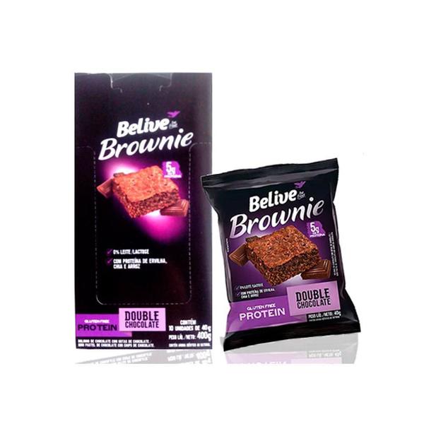 Imagem de Kit 2X Brownie Protein Double Chocolate 10 X 40G - Belive