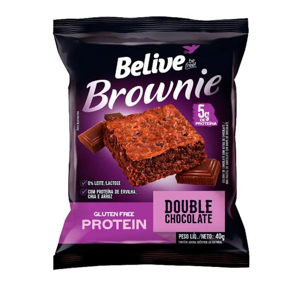 Imagem de Kit 2X Brownie Protein Double Chocolate 10 X 40G - Belive