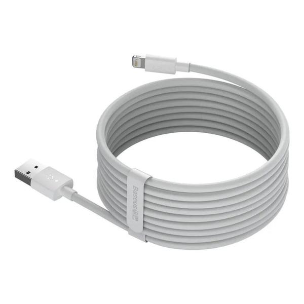 Imagem de Kit 2x Cabos Usb Dados 1.5m Baseus 2.4a Para  i Phone X 11 12 13 14