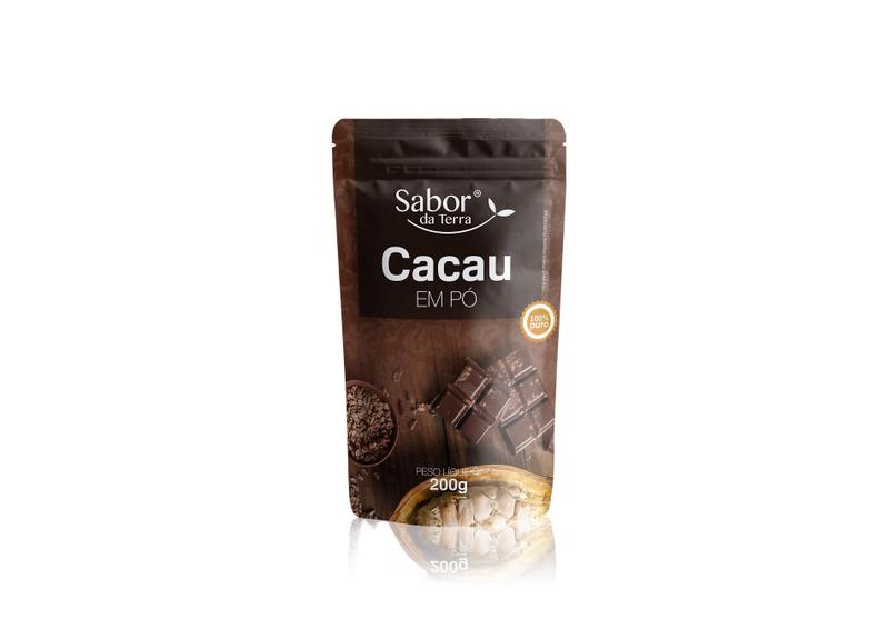 Kit 2X: Cacau Em Pó Sabor Da Terra 200G Imagem de Kit 2X: Cacau Em Pó Sabor Da Terra 200G
