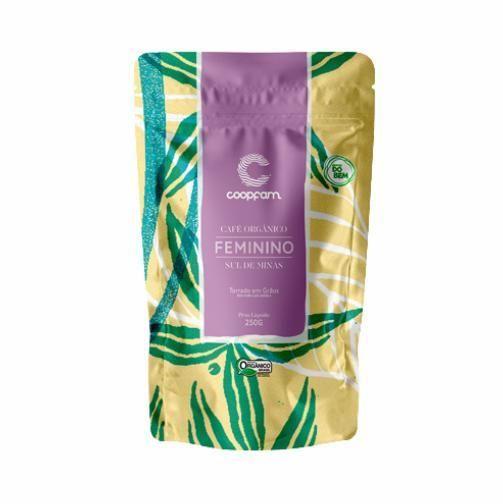 Kit 2X: Café Feminino Orgânico Em Grãos Coopfam 250G Imagem de Kit 2X: Café Feminino Orgânico Em Grãos Coopfam 250G