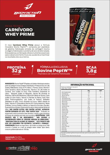 Imagem de Kit 2x Carnívoro 900g Whey Protein Isolate - Bodyaction