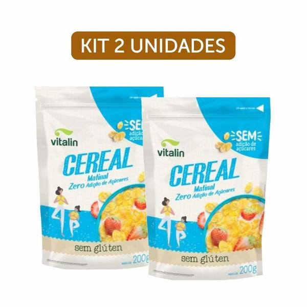 Imagem de Kit 2X: Cereal Matinal Zero Açúcar Sem Glúten Vegano Vitalin