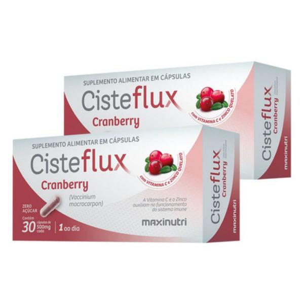 Imagem de KIT 2X -Cisteflux Cramberry 500mg (30caps) - Maxinutri