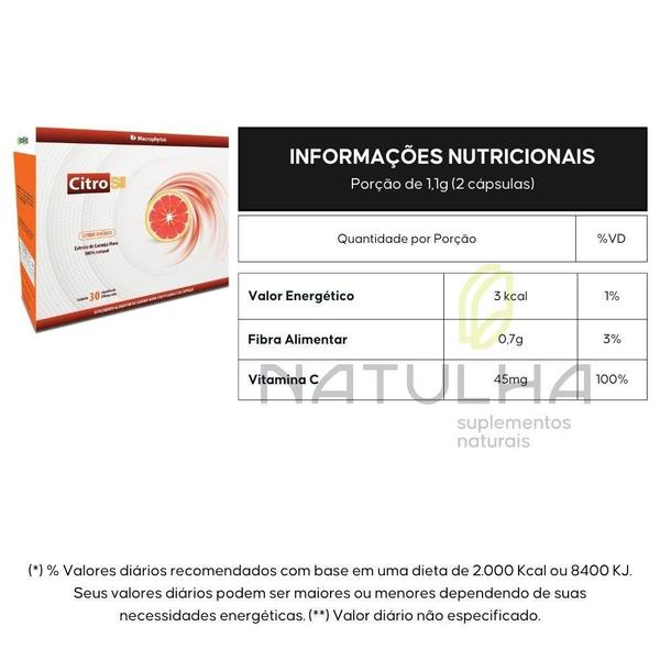 Imagem de Kit 2X Citrosil Extrato Seco Laranja Moro 30 Cápsulas