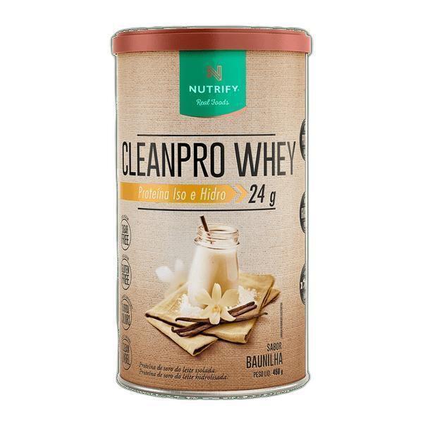 Imagem de Kit 2X: Cleanpro Whey Protein Isolado Baunilha Nutrify 450G