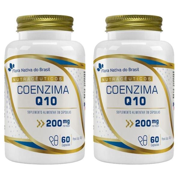 Imagem de Kit 2X Coenzima Q10 200Mg 60 Cápsulas - Flora Nativa