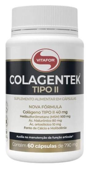 Imagem de Kit 2X: Colagentek II Colágeno Vitafor 60 Cápsulas