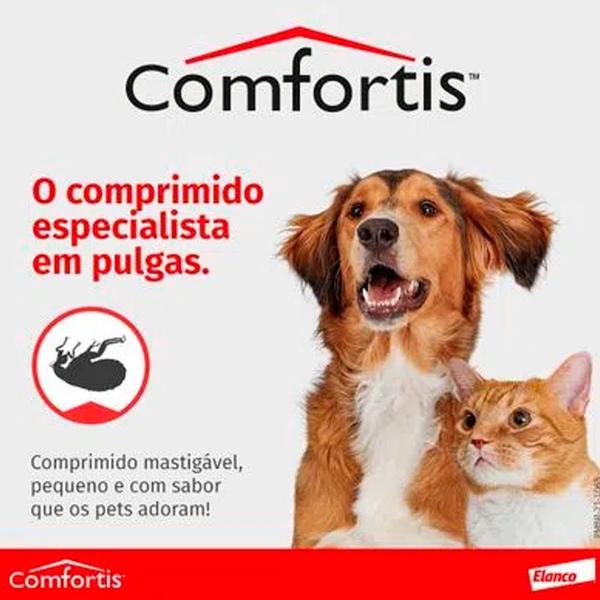 Imagem de Kit 2x Comfortis Elanco 560 mg para Cães de 9 a 18 Kg e Gatos de 5,4 Kg a 11kg - 2 caixas