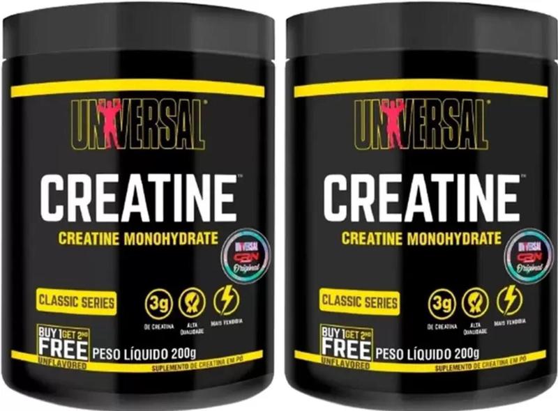 Kit 2x Creatina 200g Universal Original 100% Pura - Universal Nutrition Imagem de Kit 2x Creatina 200g Universal Original 100% Pura - Universal Nutrition