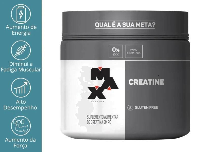 Imagem de Kit 2X Creatina Titanium (300G) Max Titanium