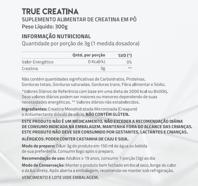 Imagem de Kit 2X: Creatine 100% Pure True Source 300G