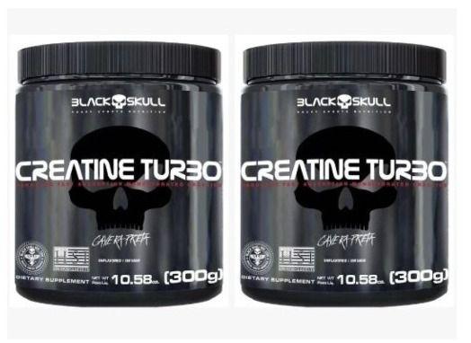 Kit 2x Creatine Turbo 300g Black Skull Kit 2x Creatine Turbo 300g Black Skull